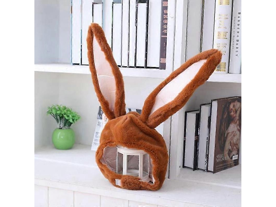2026-gorro De Conejo De Peluche Con Orejas Y Aberturas Para Calentar Cabeza Accesorio De Foto