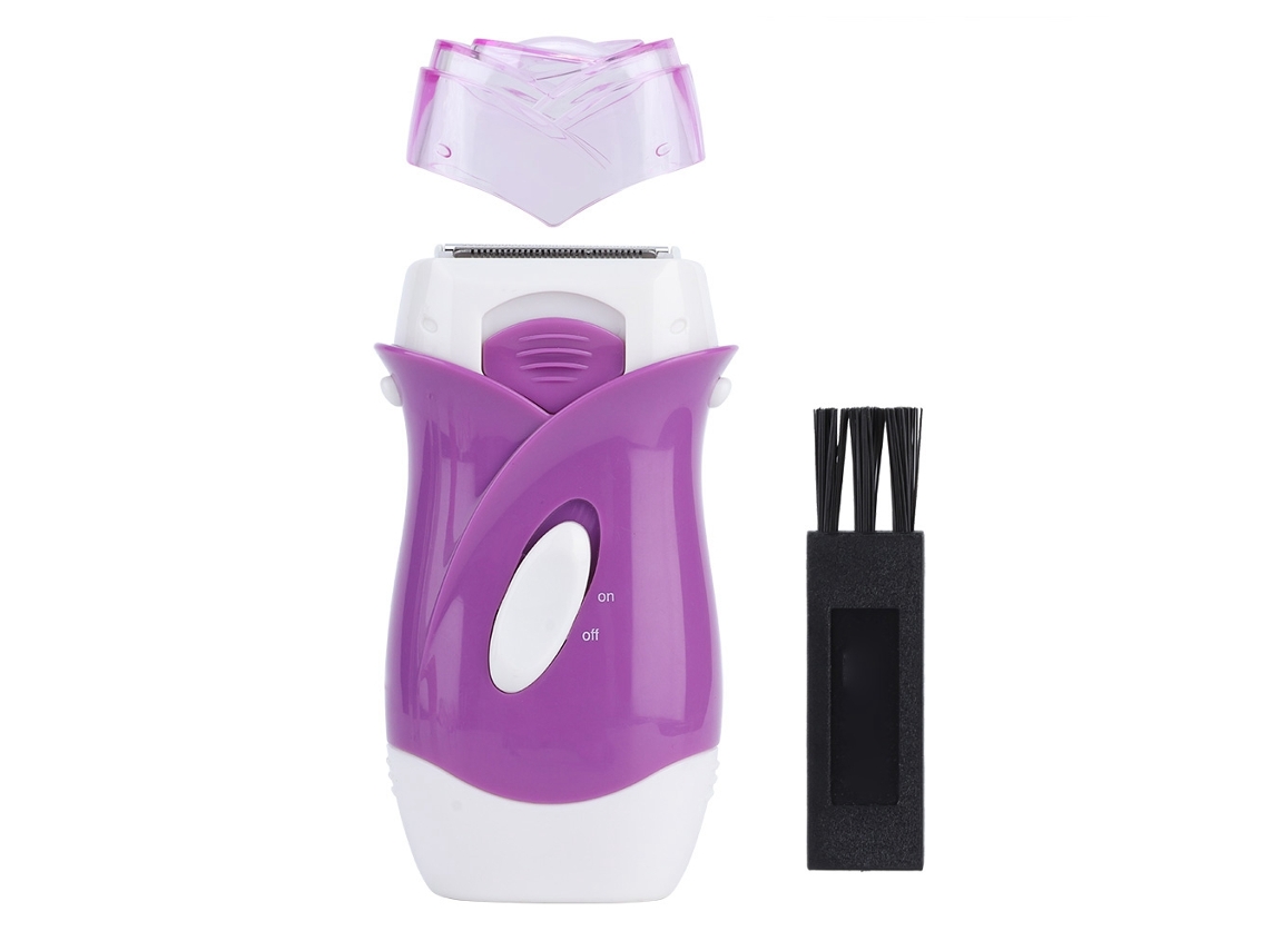 Depilador Elétrico Feminino 2026, Removedor de Pelos para Partes Íntimas, Axilas, Pernas, Costas e Braços, Roxo