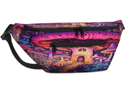 Bolso Bandolera Unisex Tropicallife Magic Mushroom Room Para Hombre Mujer Gran Capacidad Informal Viajes De