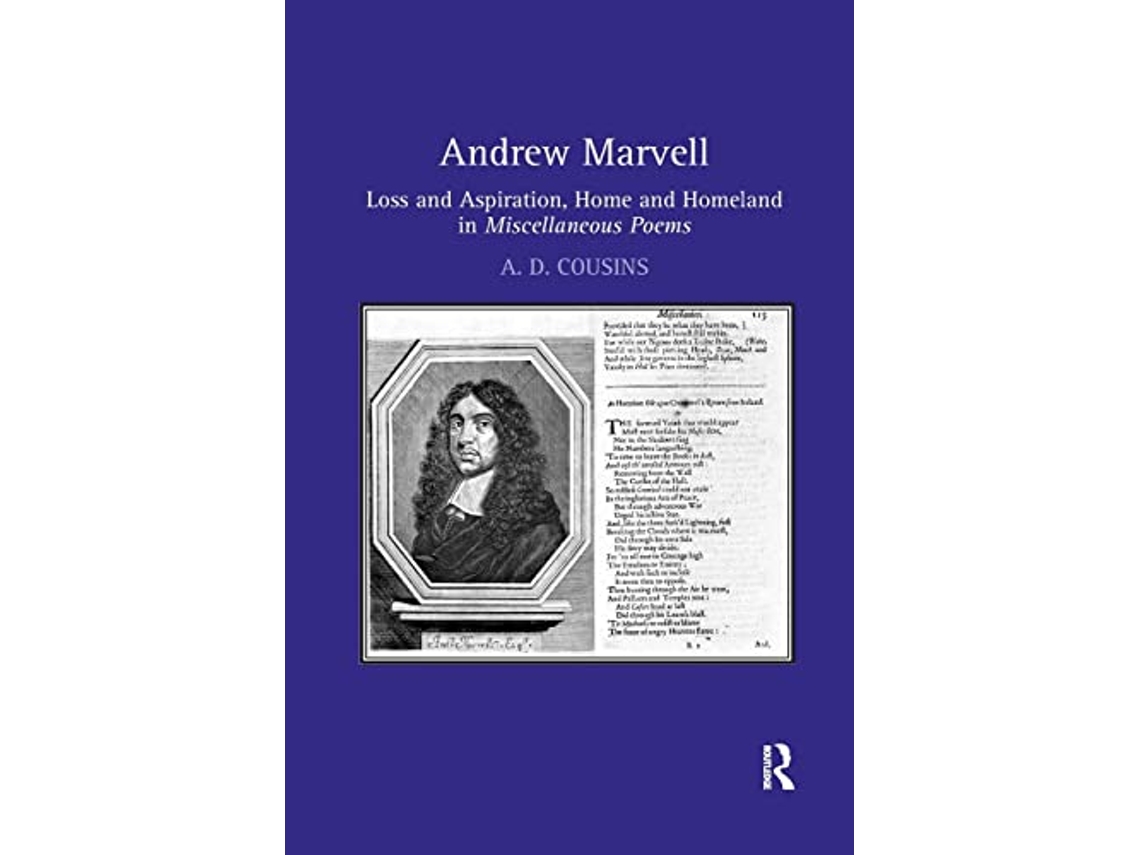 Libro Andrew Marvell de A D Cousins (Inglés)