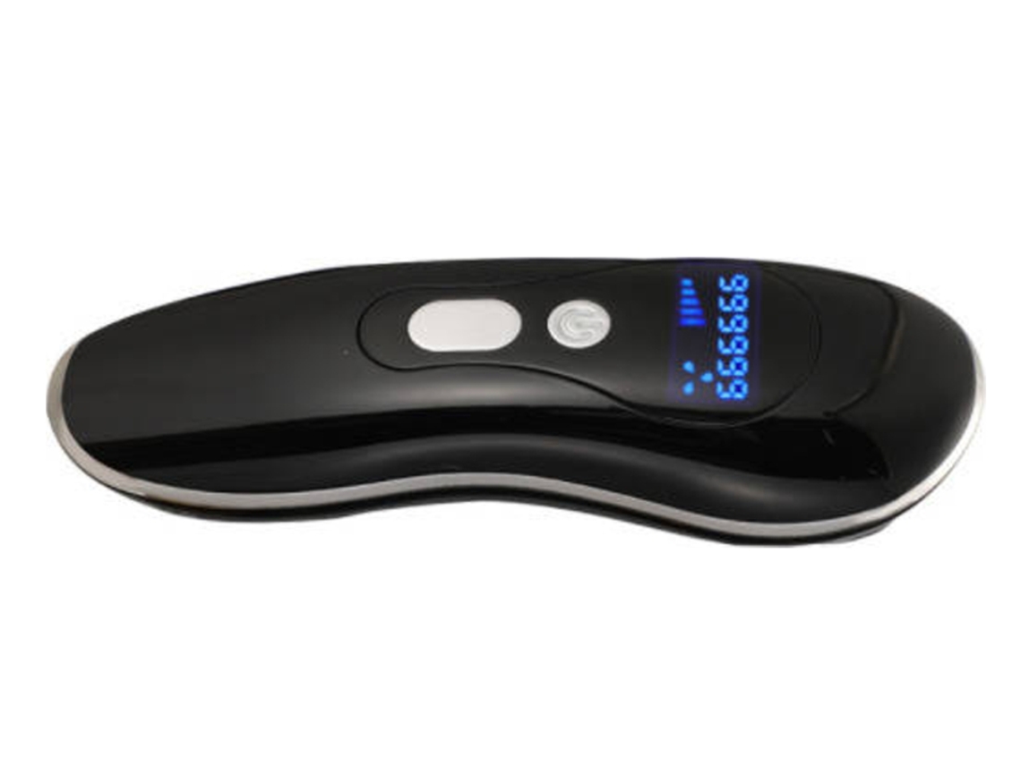 Depiladora de luz pulsada IPL Yizhood, 990.000 destellos, 2 modos, 5 niveles de energía (negra)