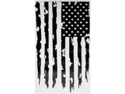 Pegatina Para Coche Con La Bandera Estadounidense Negra, 1 Unidad.