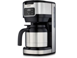 Cafetera digital isotérmica de filtro Medion de 900 W y 1,2 l color plata