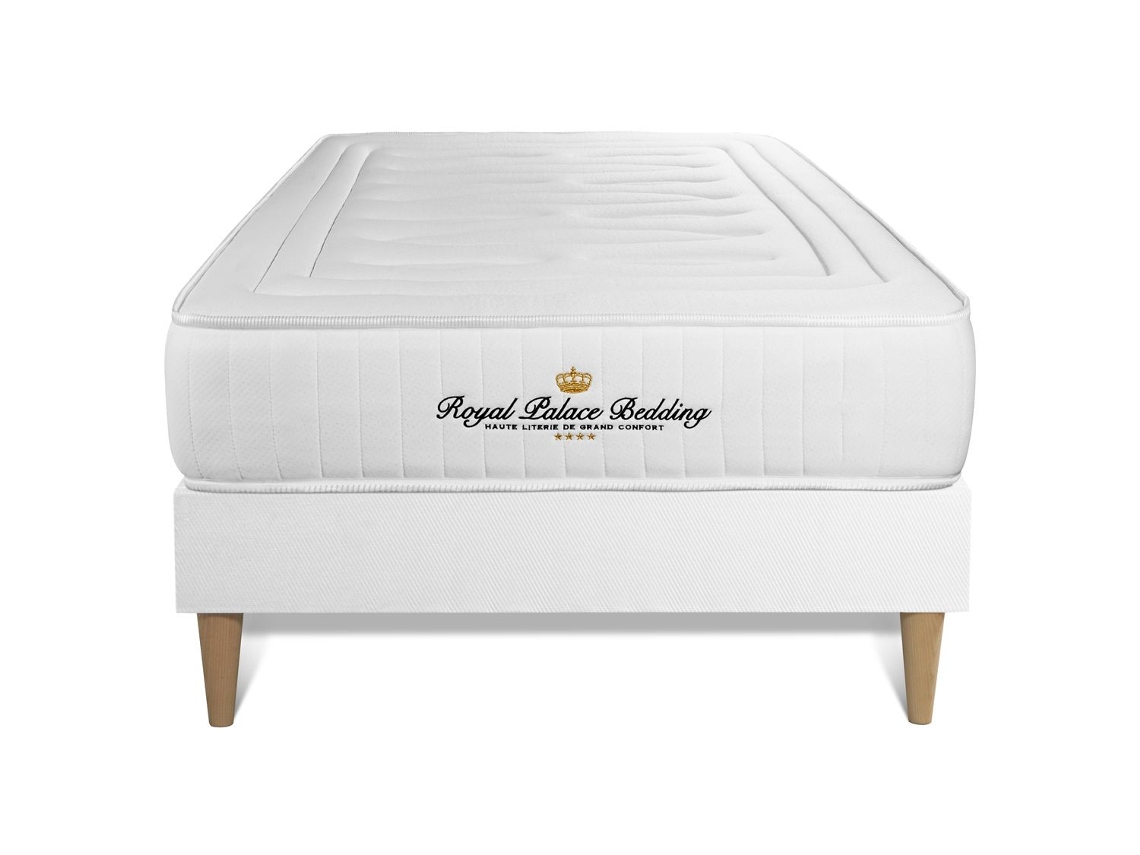 Canapé de Matrimonio Lancaster Altura ROYAL PALACE BEDDING Espuma con memoria Negro (90x200)