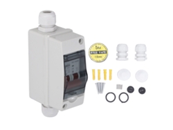 Disyuntor Miniatura 2p Ip65 32a Para Sistema Fotovoltaico De 1000v Con Cubierta Transparente