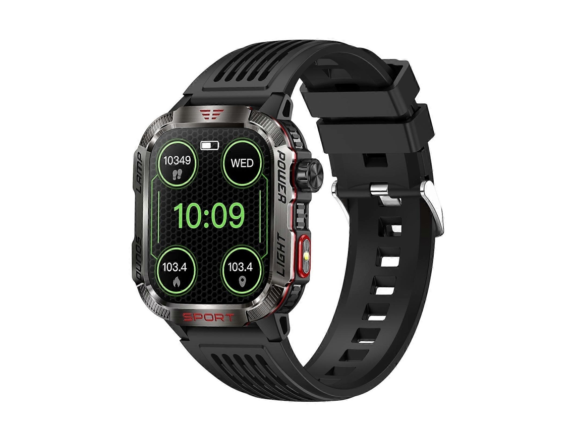 Reloj inteligente HT29 con pantalla IPS de 2,01 pulgadas, triple protección contra billetes y luz detectora de billetes.