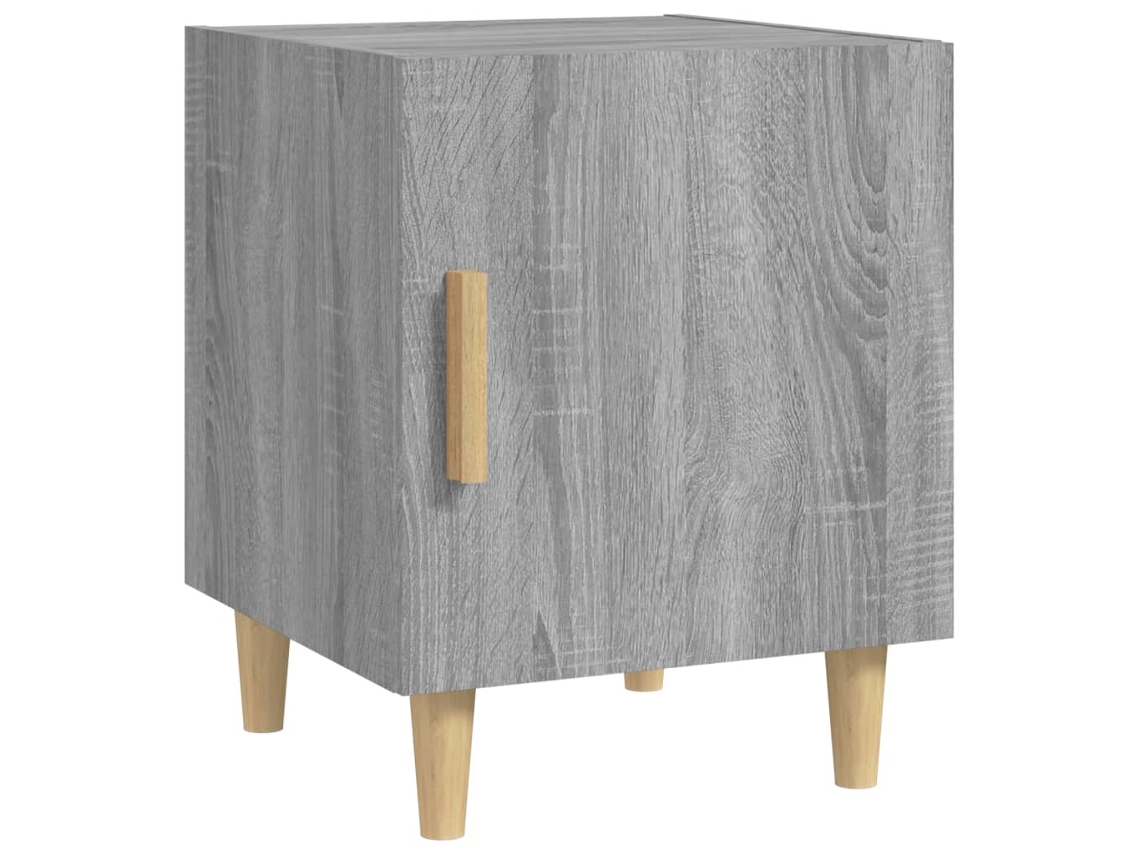 Sonoma MAISON EXCLUSIVE Mesita de noche derivada de madera gris