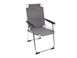 Silla de camping BO-CAMP Gris Poliéster