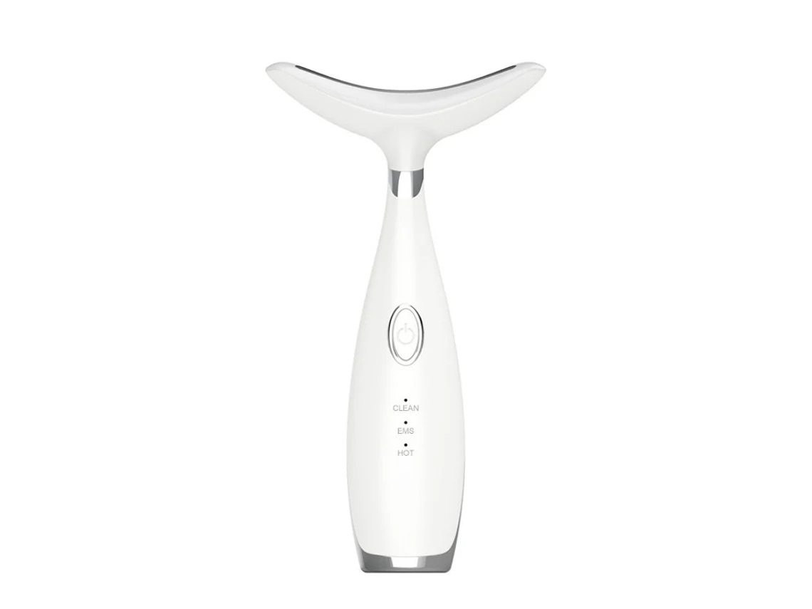 Dispositivo de belleza para el cuello y la cara, masajeador facial 3 en 1, herramienta de masaje facial con calor, Bestvite