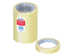 Pack de 8 Cintas Adhesivas Transparente de Polipropileno 19Mm X 66M Dohe