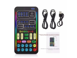 Micrófono Bluetooth con modificador de voz, minikit de grabación y mezclador. Mdug (sin estuche).