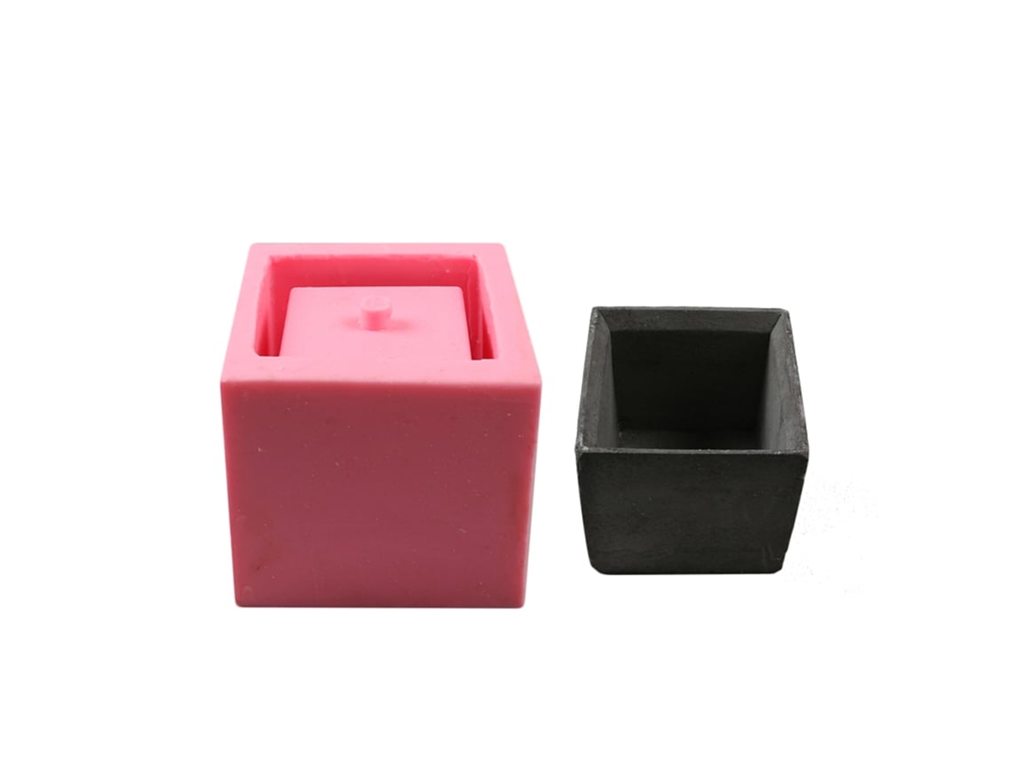 Molde De Silicona Para Jarrones De Hormigón, Jabón Artesanal, Vela Y Resina.