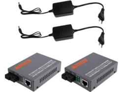 Fuente De Alimentación Externa Convertidor De Medios De Fibra Óptica Gigabit -gs-03ab 1000mbps Enchufe Europeo A Modo Fibra