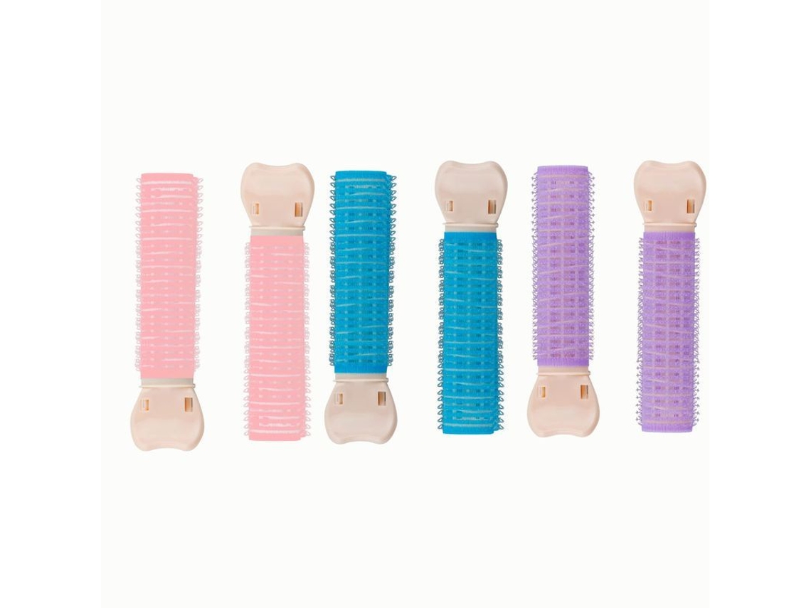 6 Rulos De Clip Para El Cabello, Rizadores Sin Calor Para Un Volumen Instantáneo, Ideales Para Flequillos Y Rizos Esponjosos.