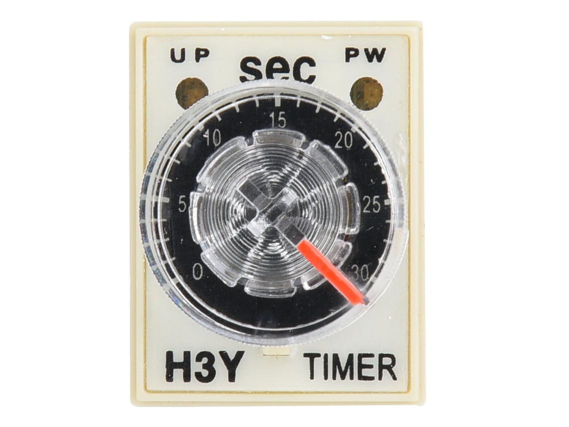 Relé De Tiempo Retardo H3y-2 8 Pines 0-30 Segundos 5a 24vdc Para Electrodomésticos