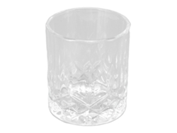 MEOIRUERY Vasos para Whisky 300ml con Superficie Grabada, Vidrio Alimentario Ligero para Hogar, Restaurante y Bar