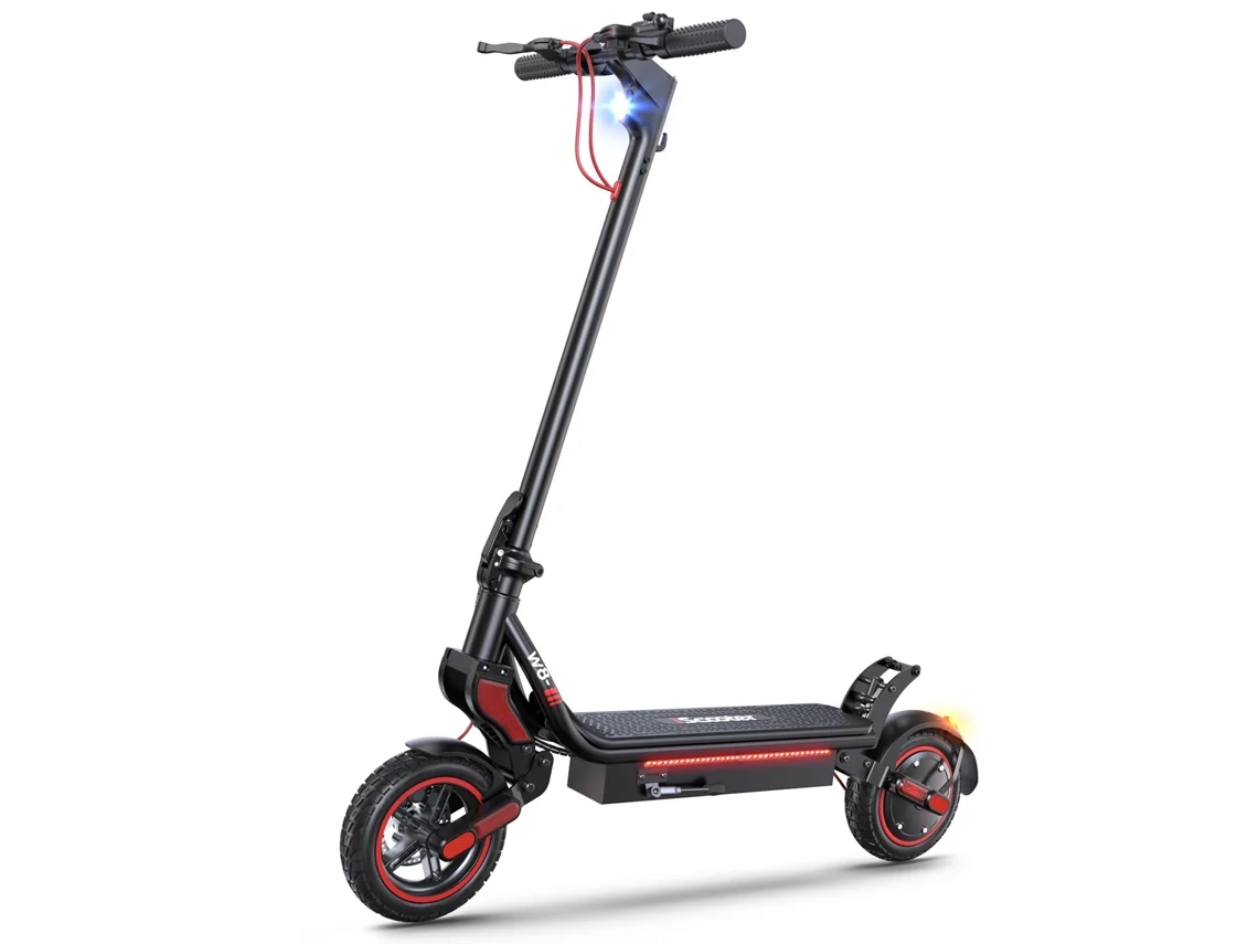 Patinete eléctrico Iscooter W8, 750 W, 40 km/h, autonomía de 45 km, doble suspensión y aplicación móvil.