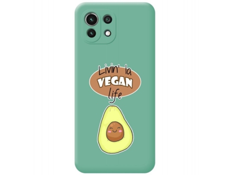 Carcasa Xiaomi Mi 11 Lite 4G / 5G / 5G NE TUMUNDOSMARTPHONE Silicona Líquida Dibujos Verde