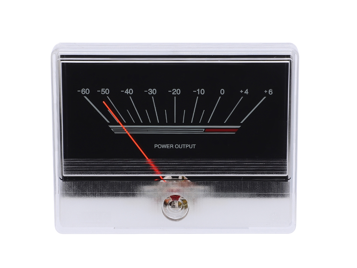 Mini Medidor Vu Con Retroiluminación Azul, Alta Precisión Para Amplificadores De Audio.