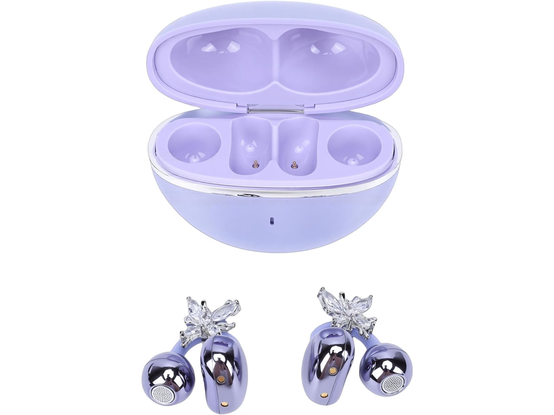 Auriculares Inalámbricos Elegantes Con Pendientes Extraíbles Para Mujer – Ajuste Cómodo