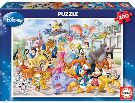 Puzzle EDUCA 200 Desfile Disney (Edad Mínima: 3 Años - 200 Piezas)