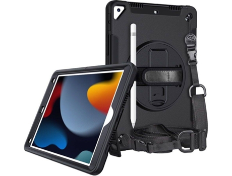 Carcasa Tablet iPad 10.2 HFS-HOUSE Kickstand Negro