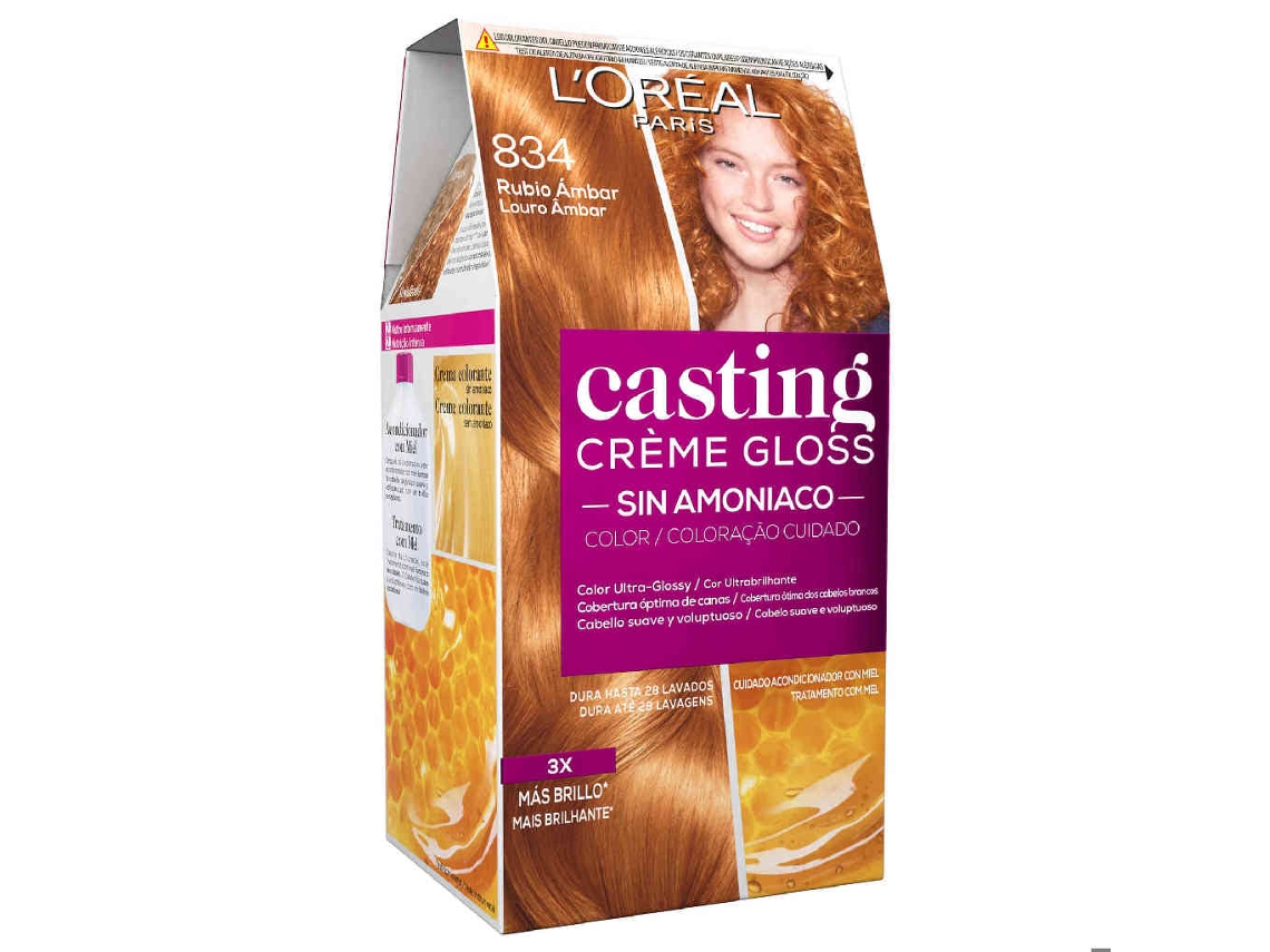 Coloración Permanente Casting Creme Gloss - 834 Blond Ambré
