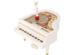 Rebe-caja De Música De Piano Giratoria Con Bailarina Mecánica Regalo Para Niñas Y Adultos