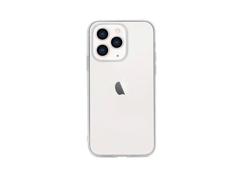 Funda para iPhone 13 Pro MYWAY Piel Sintética Textura Suave Transparente
