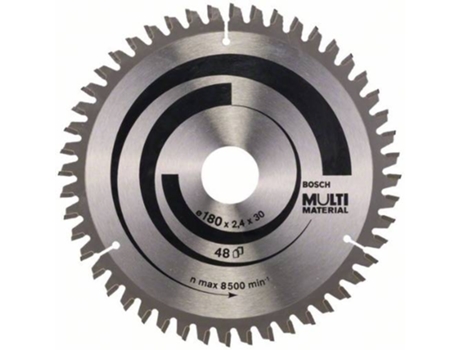 Disco de Sierra Circular BOSCH Multi Material 180x30/20x2.4 mm - 48