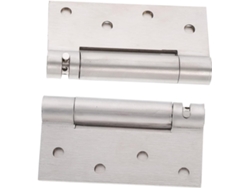 2 Bisagras De Puerta De Acero Inoxidable De 9,8 X 5,2 X 1,6 Cm Con Cierre Ajustable
