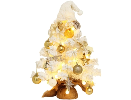 Decoraciones para árboles de Navidad de escritorio, iluminación de Navidad para Mini árbol de Navidad en la copa de los árboles/regalos de comedor ...