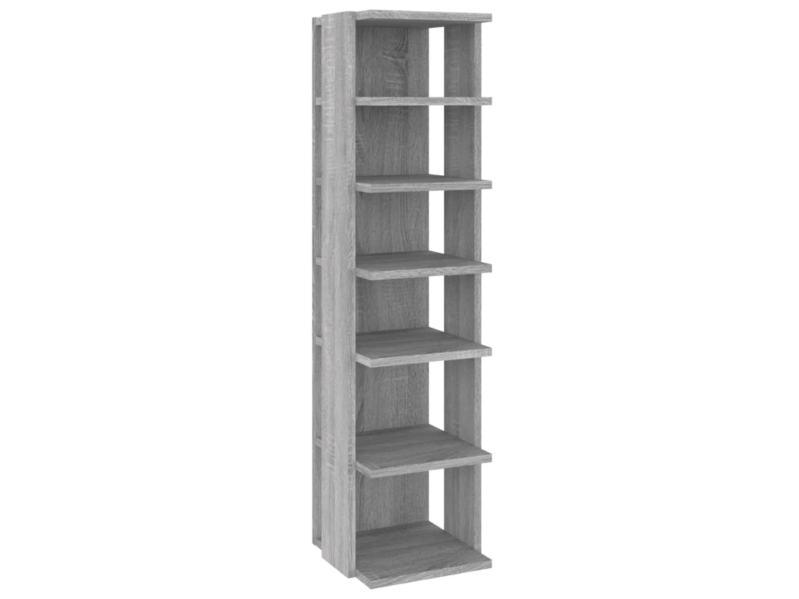 Zapatero en derivados de madera gris, Sonoma MAISON EXCLUSIVE (27,5x27x102 cm)