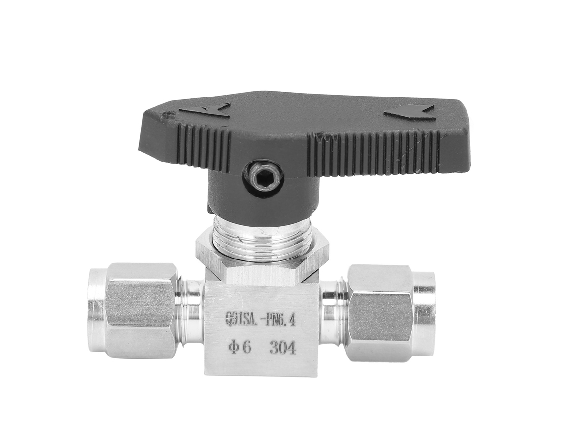 Válvula De Aguja De Acero Inoxidable 304, Control De Flujo De Alta Presión Para Agua, Gas Y Líquidos Ss-44s6f6