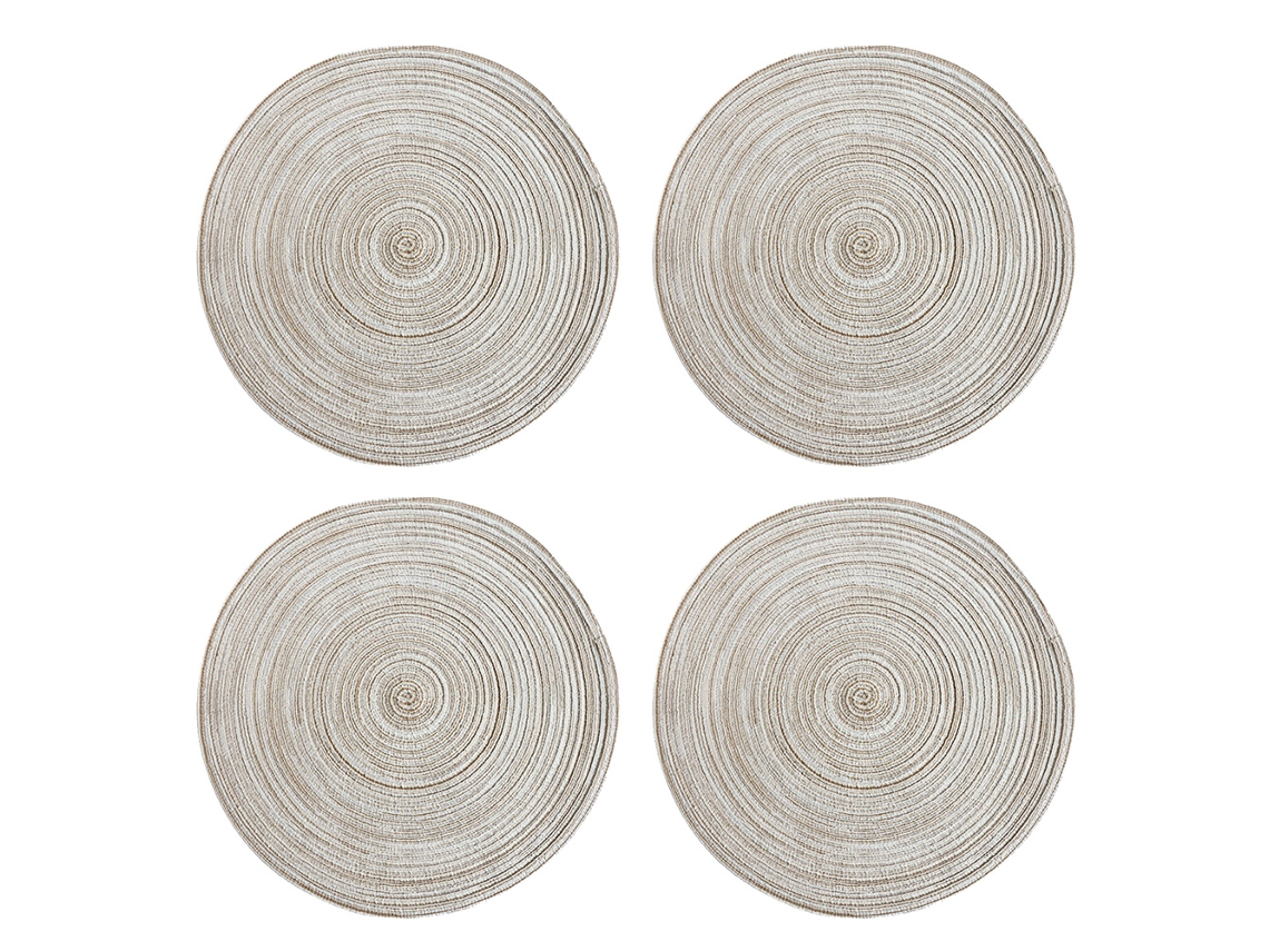 Tapetes de cocina redondos para placas calientes - Juego de 4 piezas NEVEANCE