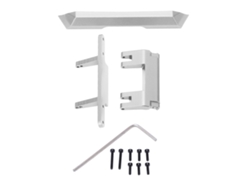 Kit de parachoques trasero de aluminio para Axial SCX24 1/24 RC Crawler, pieza de repuesto para RC, color plata.