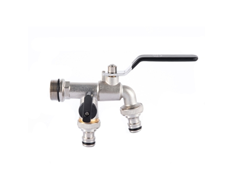 Salida Doble para Grifo Externo Entrada Macho 3/4 Pulgada Du Salida