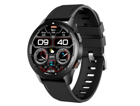 Smartwatch Bluetooth Llamada Desbloqueo Control de Acceso para Android e Ios Negro VEANXIN