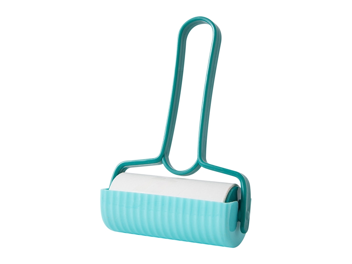 Rodillo de pelusa portátil con cubierta para eliminar el pelo y la suciedad de las mascotas, recambios desmontables, limpieza reutilizable, 60 hojas