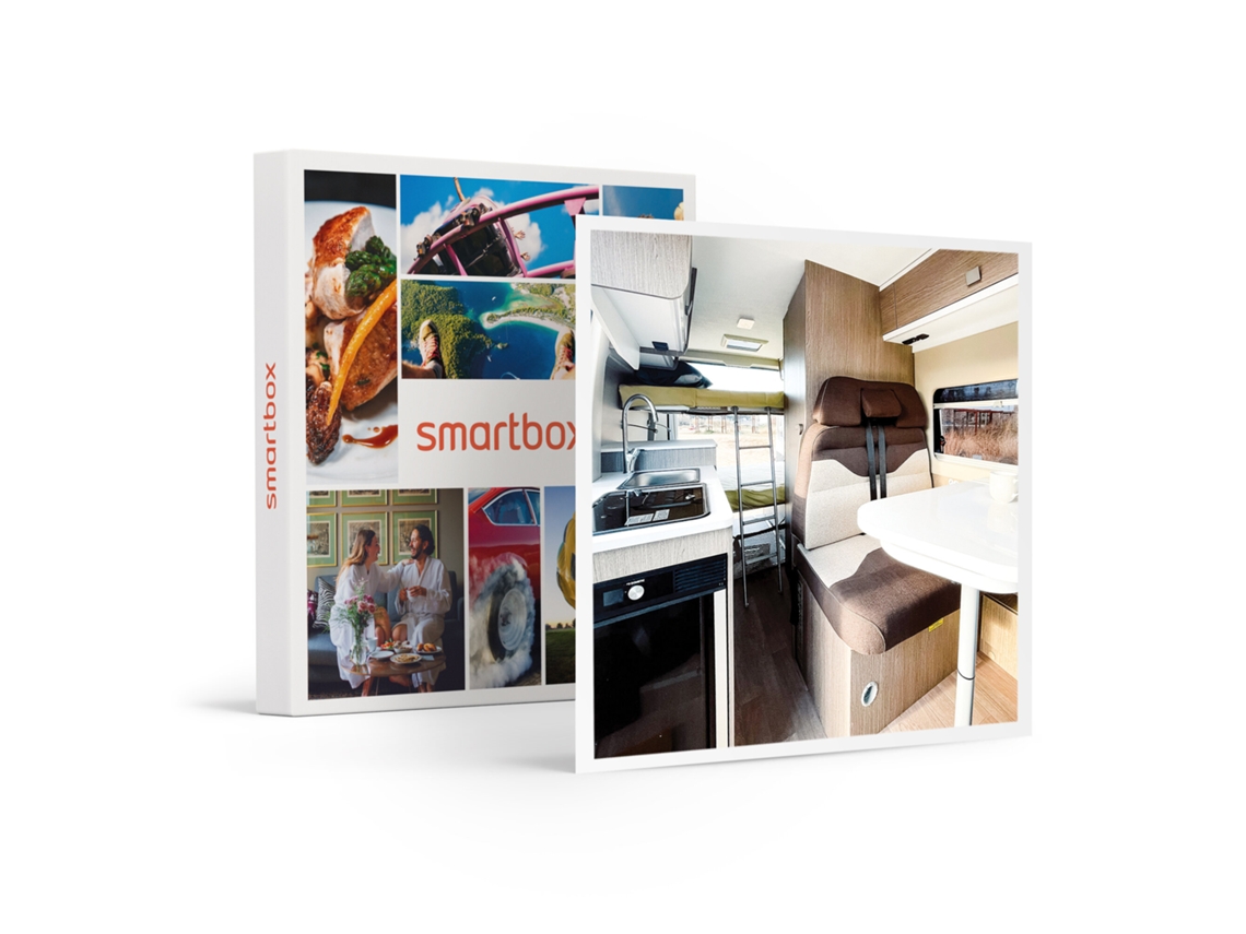 Caja Regalo SMARTBOX Aventura en furgoneta camper: 1 fin de semana con seguro a todo riesgo para 4