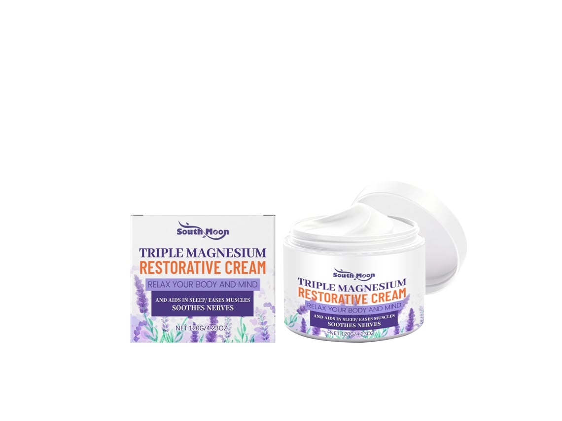 Crema de magnesio relajante y calmante para la noche
