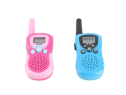 Ats-radio Walkie Talkie Para Niños Juguete De 2 Vías Con Pantalla Lcd Linterna Alcance Hasta 3km Juegos Camping Senderismo