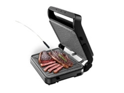 Cecotec Parrilla Eléctrica Con Grill Rock'ngrill 2000 Perfectcook. 2000w, Con Sonda Temperatura, Control Táctil, Dual Temp