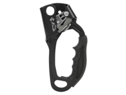 Ascendedor Manual Ligero De Aluminio Para Escalada, Capacidad De Carga De 150 Kg, Para Montañismo Y Rápel, Para Mano Izquierda, Color Negro.
