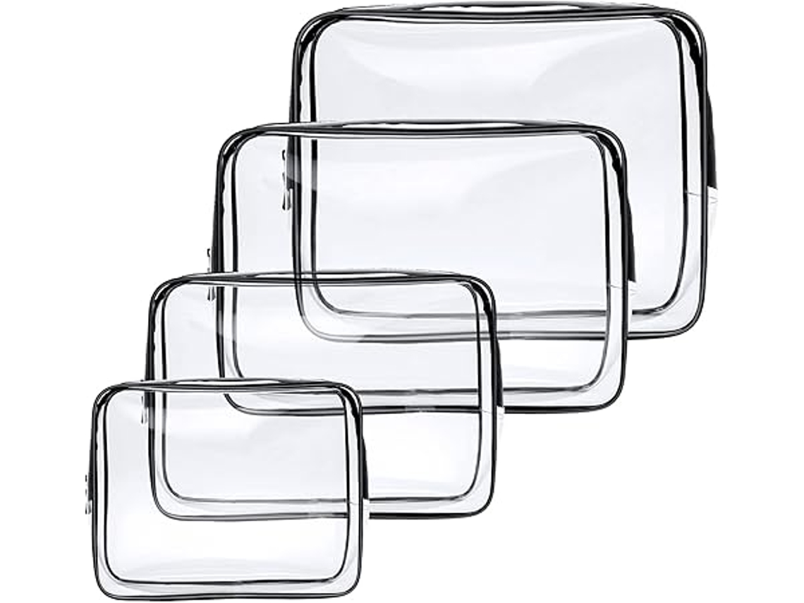 Hogar - Es Un Juego De 4 Organizadores Transparentes Hechos De Pvc Resistente E Impermeable. Es Ideal Para El Hogar Y Pueden Usarlo Tanto Ho