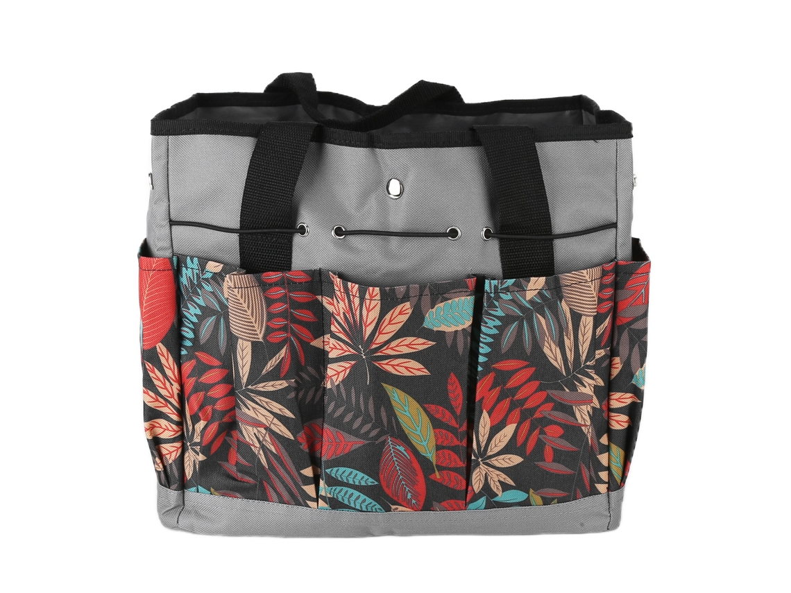 Bolsa de jardín Oxford 600d con múltiples bolsillos, ligera y duradera.
