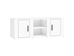 Mueble De Tv VIDAXL Blanco Madera contrachapada (100x31.5x35 )