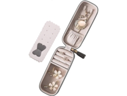 Expositor de joyas blanco de 5 niveles con forma de arco, ideal para anillos, aretes y collares. Hengjian