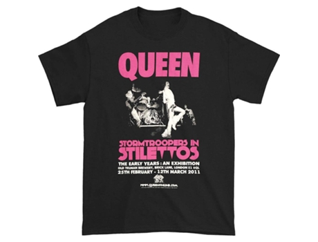 Camiseta ROCKINSTONE Queen Stormtroopers con tacones de aguja (Algodón - XXXL)