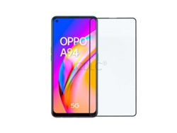 Cristal Templado Completo Negro Para Oppo A94 5g